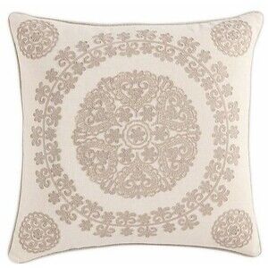 Morgan Home Make Your Own Pillow Medallion Square Throw Pillow Cover in Taupe